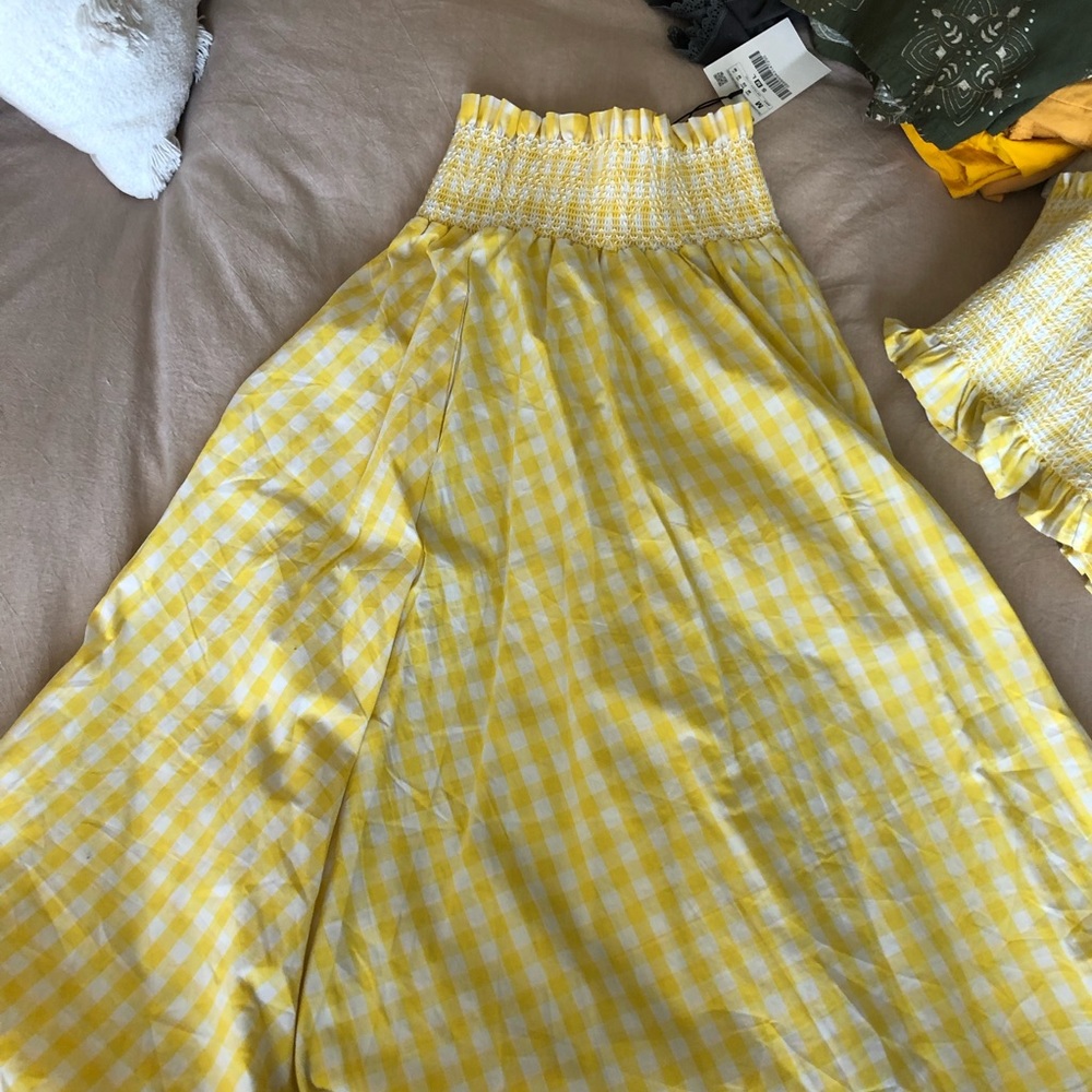 Crop and skirt set